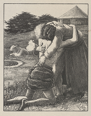 The Prodigal Son, engraved and printed by Dalziel Brothers after Sir John Everett Millais